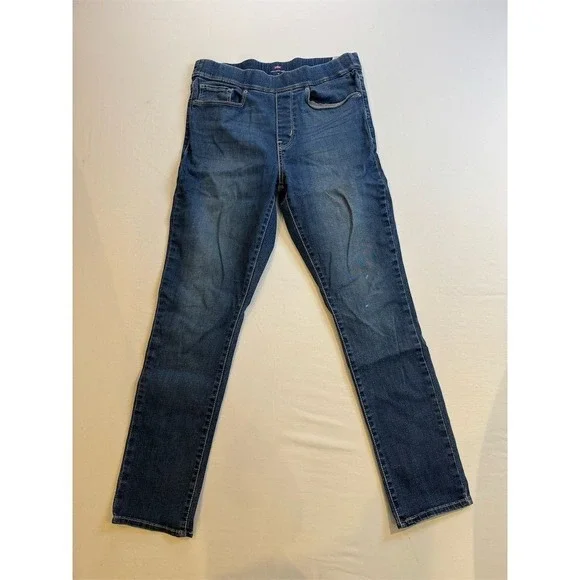 Levi's Women's Skinny Jeans M Dark Blue Denim‎ Pull-On Stretch - Picture 2 of 6